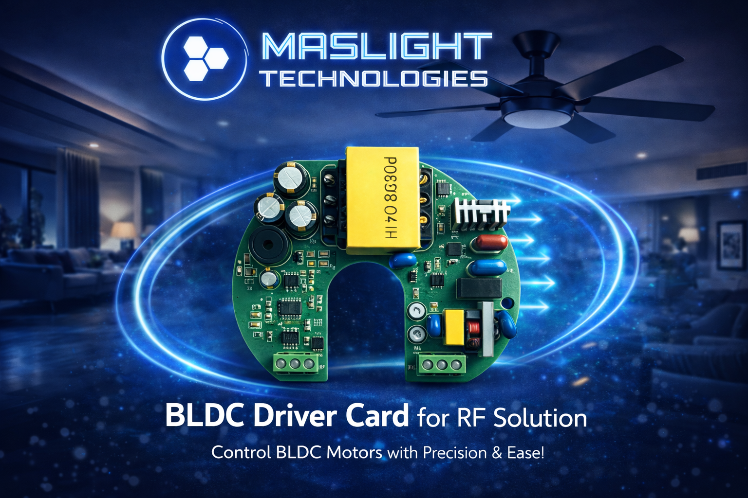 BLDC Driver Card for RF Solution